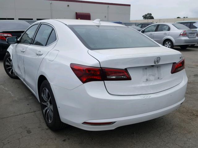 19UUB1F53FA009347 - 2015 ACURA TLX TECH თეთრი ფოტო 3