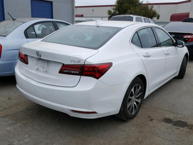 19UUB1F53FA009347 - 2015 ACURA TLX TECH თეთრი ფოტო 4