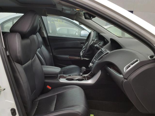 19UUB1F53FA009347 - 2015 ACURA TLX TECH თეთრი ფოტო 5