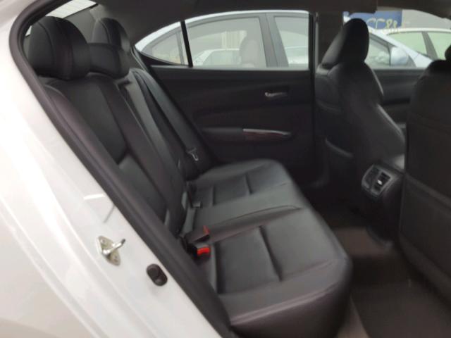 19UUB1F53FA009347 - 2015 ACURA TLX TECH თეთრი ფოტო 6