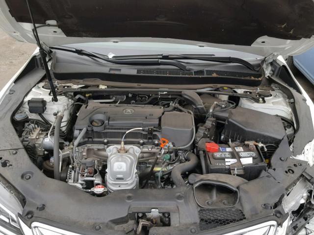 19UUB1F53FA009347 - 2015 ACURA TLX TECH თეთრი ფოტო 7