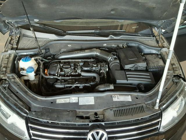 WVWBW7AHXCV004195 - 2012 VOLKSWAGEN EOS KOMFOR 黑色 照片 7