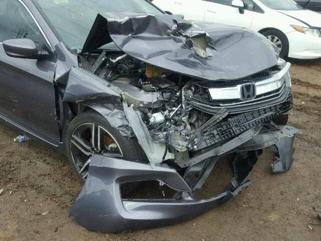 1HGCR2F57GA164885 - 2016 HONDA ACCORD SPO CHARCOAL photo 9