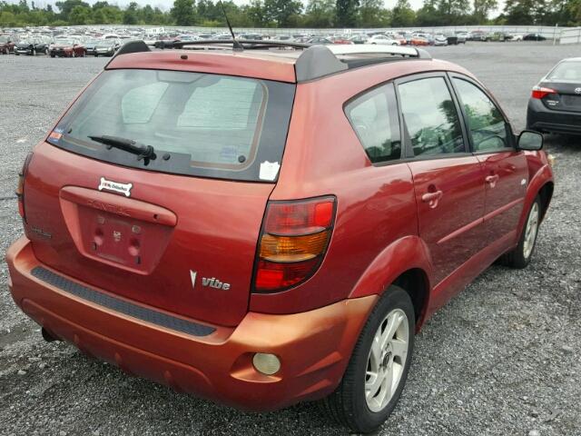 5Y2SM648X3Z432532 - 2003 PONTIAC VIBE MAROON photo 4