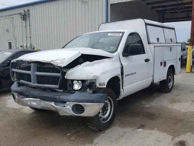 3D7KA26D14G221027 - 2004 DODGE RAM 2500 S WHITE photo 2