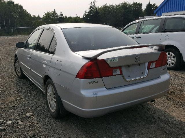 2HHES35892H006536 - 2002 ACURA 1.7EL PREM SILVER photo 3