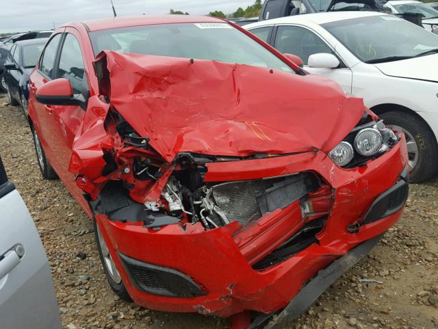 1G1JA5SH0E4134050 - 2014 CHEVROLET SONIC LS Կարմիր լուսանկար 1