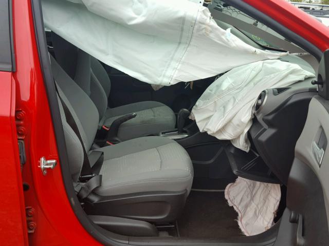 1G1JA5SH0E4134050 - 2014 CHEVROLET SONIC LS Կարմիր լուսանկար 5