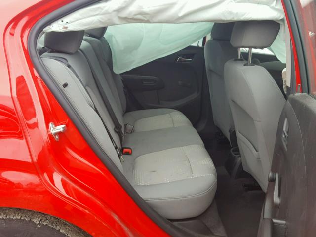 1G1JA5SH0E4134050 - 2014 CHEVROLET SONIC LS Կարմիր լուսանկար 6