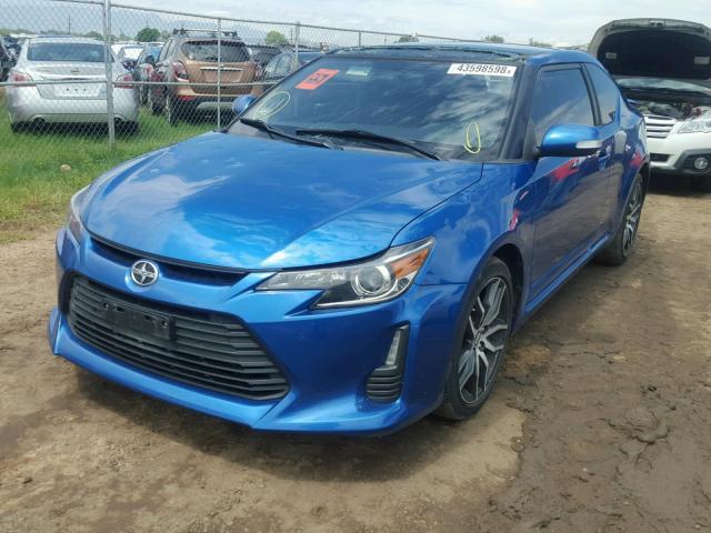 JTKJF5C75F3091727 - 2015 TOYOTA SCION TC 蓝色 照片 2