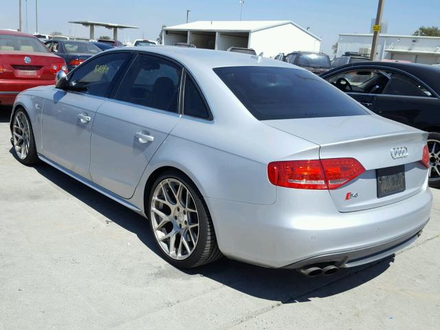 WAUBGAFL3BA095045 - 2011 AUDI S4 PREMIUM SILVER photo 3