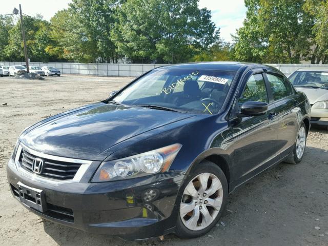 1HGCP2F70AA124789 - 2010 HONDA ACCORD EX BLACK photo 2