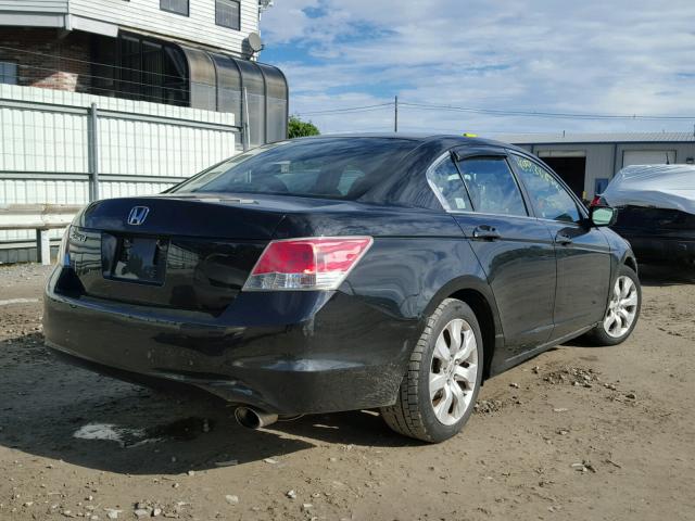 1HGCP2F70AA124789 - 2010 HONDA ACCORD EX BLACK photo 4