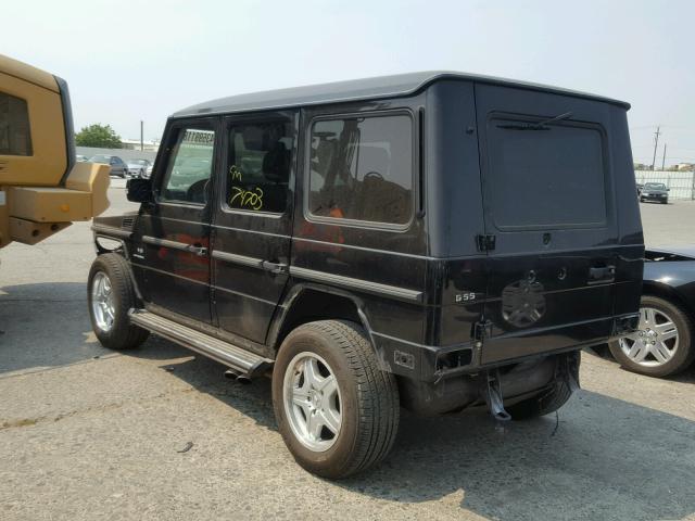 WDCYR49E57X168100 - 2007 MERCEDES-BENZ G 500 BLACK photo 3