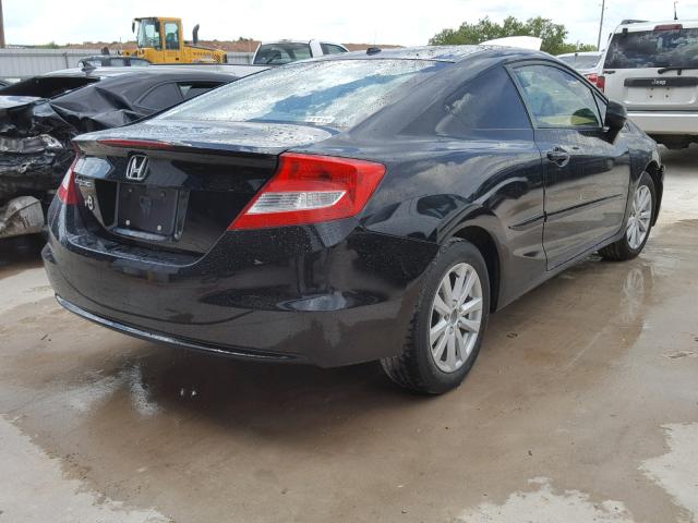 2HGFG3B19CH502505 - 2012 HONDA CIVIC EXL 黑色 照片 4