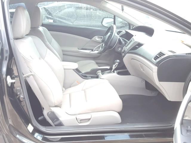 2HGFG3B19CH502505 - 2012 HONDA CIVIC EXL 黑色 照片 5
