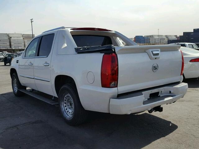 3GYFK62808G130064 - 2008 CADILLAC ESCALADE E WHITE photo 3