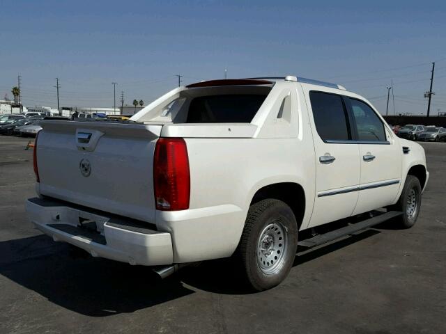 3GYFK62808G130064 - 2008 CADILLAC ESCALADE E WHITE photo 4