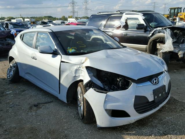 KMHTC6AD7EU213967 - 2014 HYUNDAI VELOSTER B WHITE photo 1