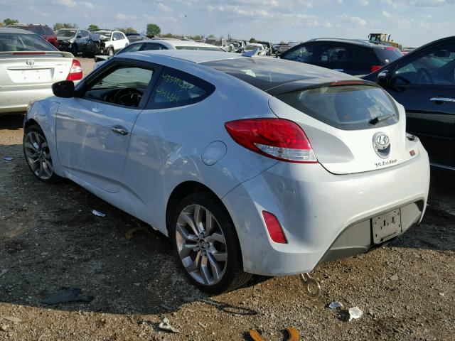 KMHTC6AD7EU213967 - 2014 HYUNDAI VELOSTER B WHITE photo 3