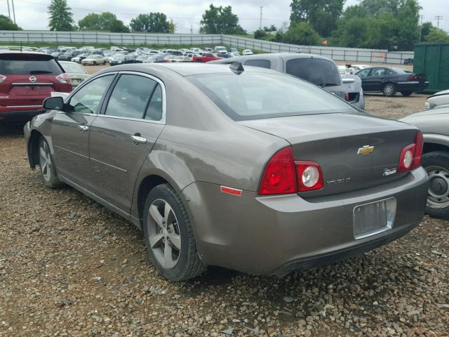1G1ZC5E01CF163786 - 2012 CHEVROLET MALIBU 1LT BEIGE photo 3