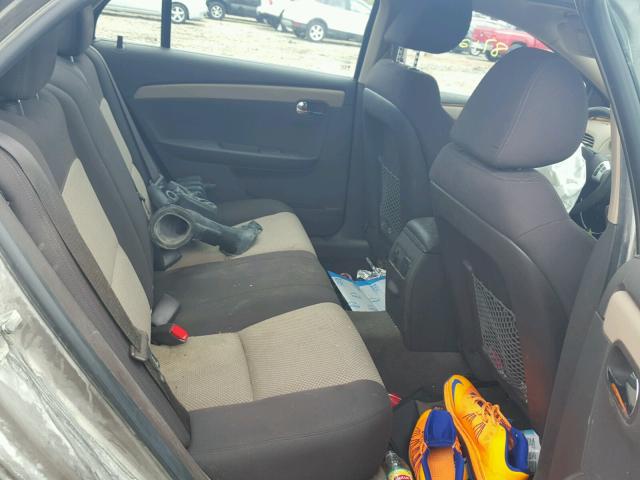 1G1ZC5E01CF163786 - 2012 CHEVROLET MALIBU 1LT BEIGE photo 6