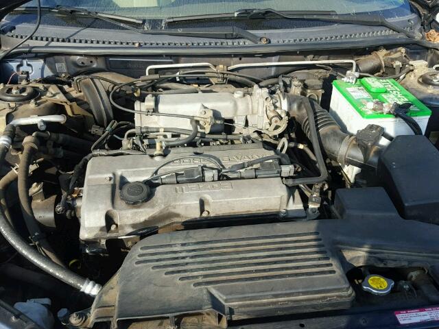 JM1BJ2221X0184570 - 1999 MAZDA PROTEGE DX BLUE photo 7