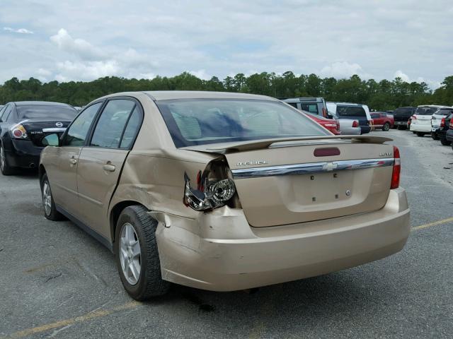 1G1ZT548X5F137049 - 2005 CHEVROLET MALIBU GOLD photo 3