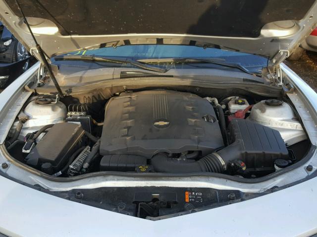 2G1FB1E32E9272052 - 2014 CHEVROLET CAMARO LT SILVER photo 7