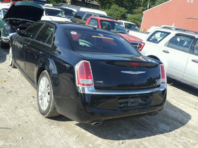 2C3CCARG3EH287982 - 2014 CHRYSLER 300 BLACK photo 3