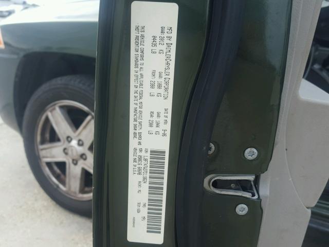 1J8FT47W37D118624 - 2007 JEEP COMPASS GREEN photo 10