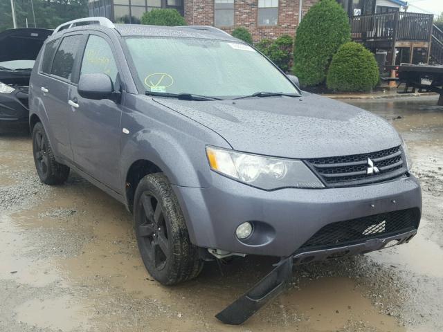 JA4MT41X27Z000285 - 2007 MITSUBISHI OUTLANDER GRAY photo 1