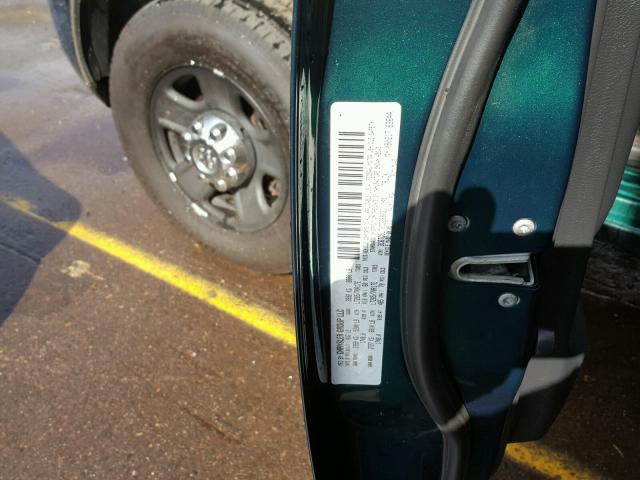 3C6TD5JT0CG288021 - 2012 DODGE RAM 2500 S GREEN photo 10