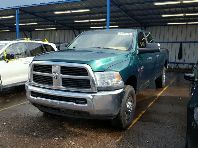 3C6TD5JT0CG288021 - 2012 DODGE RAM 2500 S GREEN photo 2