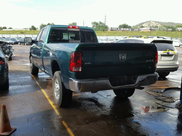 3C6TD5JT0CG288021 - 2012 DODGE RAM 2500 S GREEN photo 3