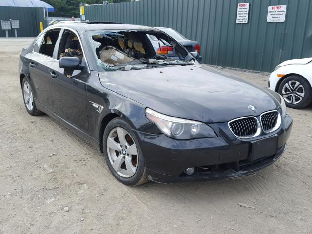 WBANF33547CW71268 - 2007 BMW 525 XI BLACK photo 1