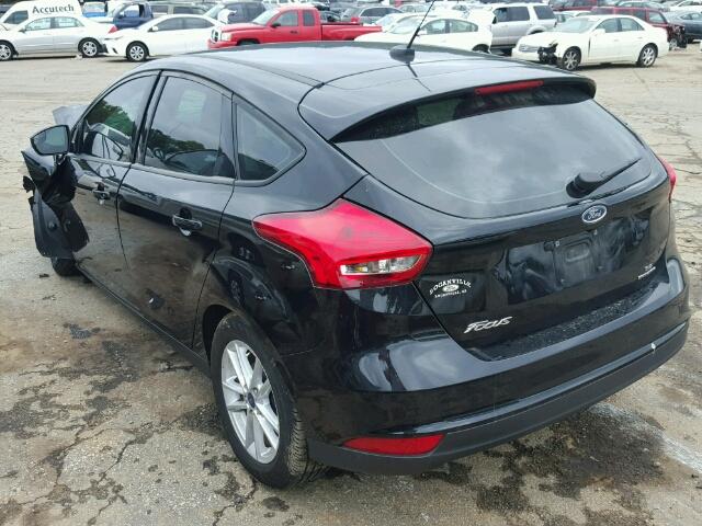 1FADP3K22GL376307 - 2016 FORD FOCUS SE BLACK photo 3