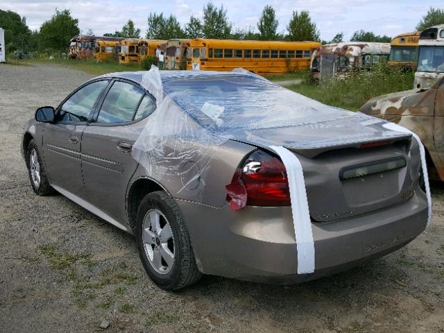 2G2WP552761172220 - 2006 PONTIAC GRAND PRIX Ոսկեգույն լուսանկար 3