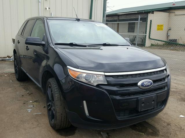 2FMDK4JCXDBC86130 - 2013 FORD EDGE BLACK photo 1