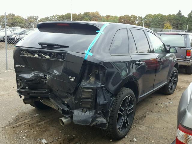 2FMDK4JCXDBC86130 - 2013 FORD EDGE BLACK photo 4