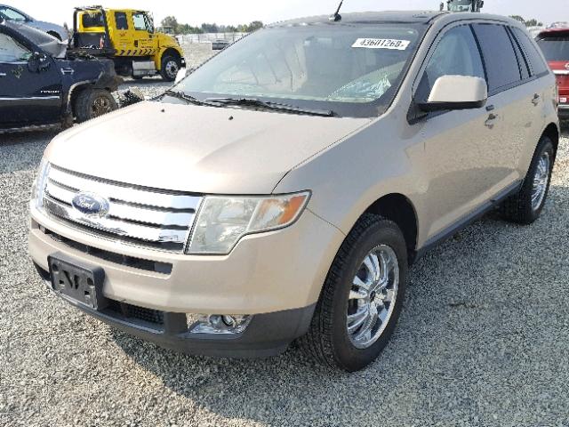 2FMDK49CX7BA96188 - 2007 FORD EDGE SEL P GOLD photo 2