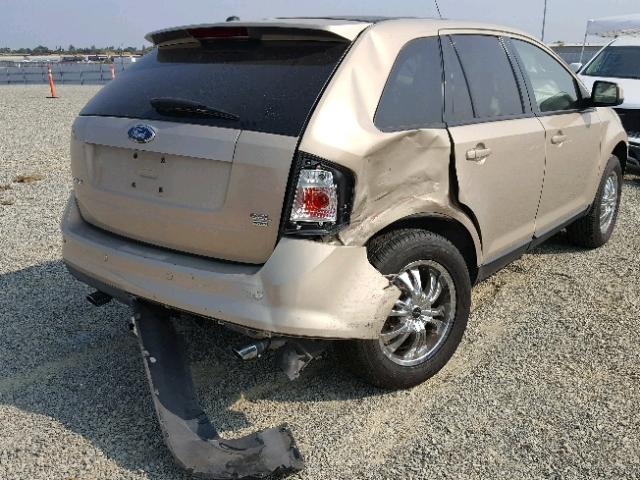 2FMDK49CX7BA96188 - 2007 FORD EDGE SEL P GOLD photo 4