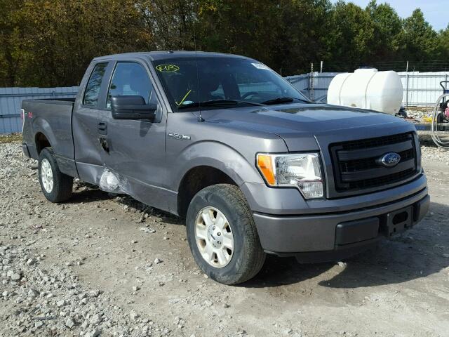 1FTFX1CF8DKE68547 - 2013 FORD F150 SUPER GRAY photo 1