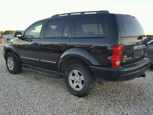 1D4HD58D45F625522 - 2005 DODGE DURANGO BLACK photo 3