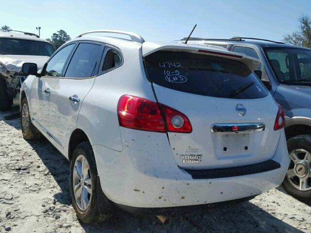 JN8AS5MT5FW664742 - 2015 NISSAN ROGUE SELE WHITE photo 3