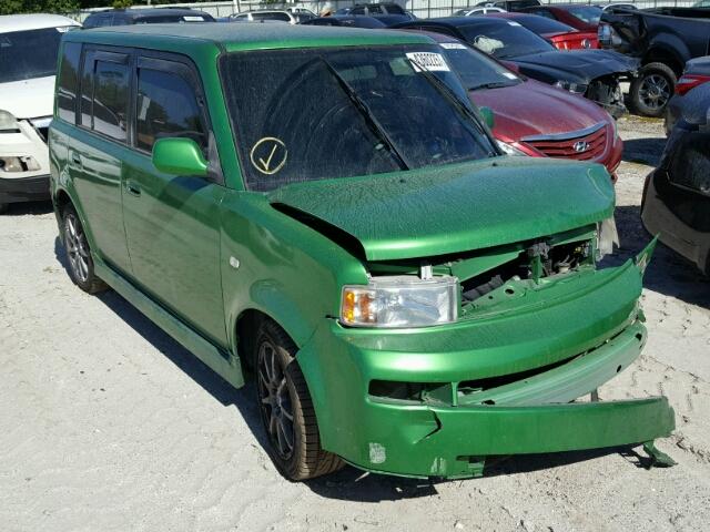 JTLKT334X64072863 - 2006 TOYOTA SCION XB GREEN photo 1