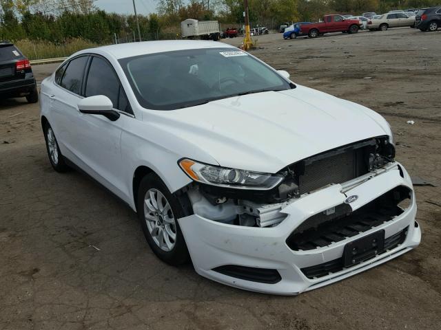 1FA6P0G78G5116977 - 2016 FORD FUSION S WHITE photo 1