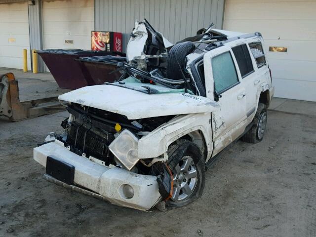 1J8HG58296C318779 - 2006 JEEP COMMANDER WHITE photo 2