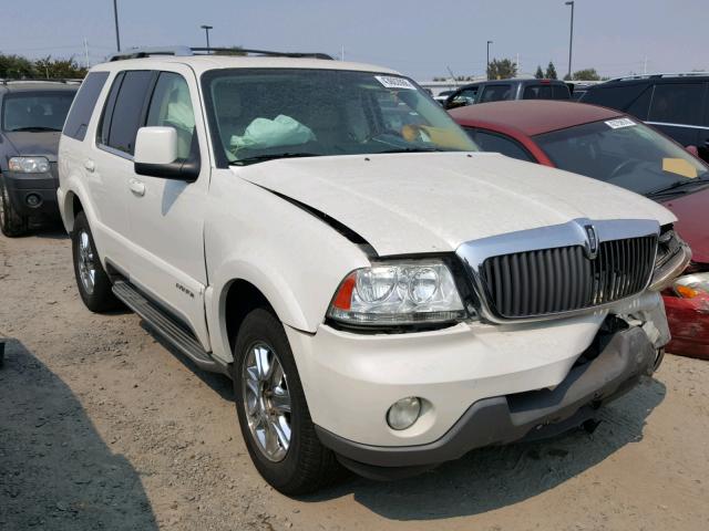 5LMEU88H33ZJ22105 - 2003 LINCOLN AVIATOR 白色 照片 1