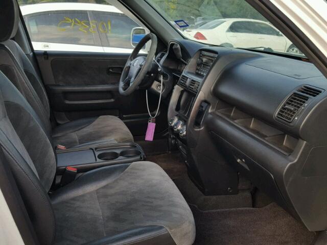 JHLRD78853C009409 - 2003 HONDA CR-V EX თეთრი ფოტო 5